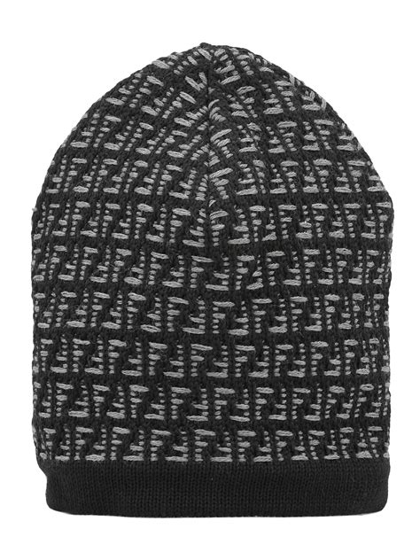 fendi beanie hat|fendi black wool hat.